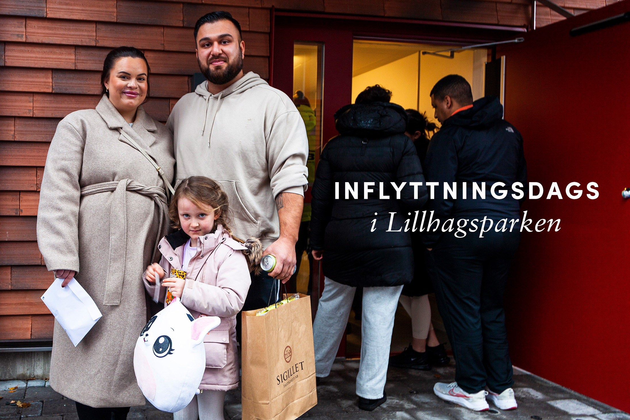 Inflyttningsdags i Lillhagsparken